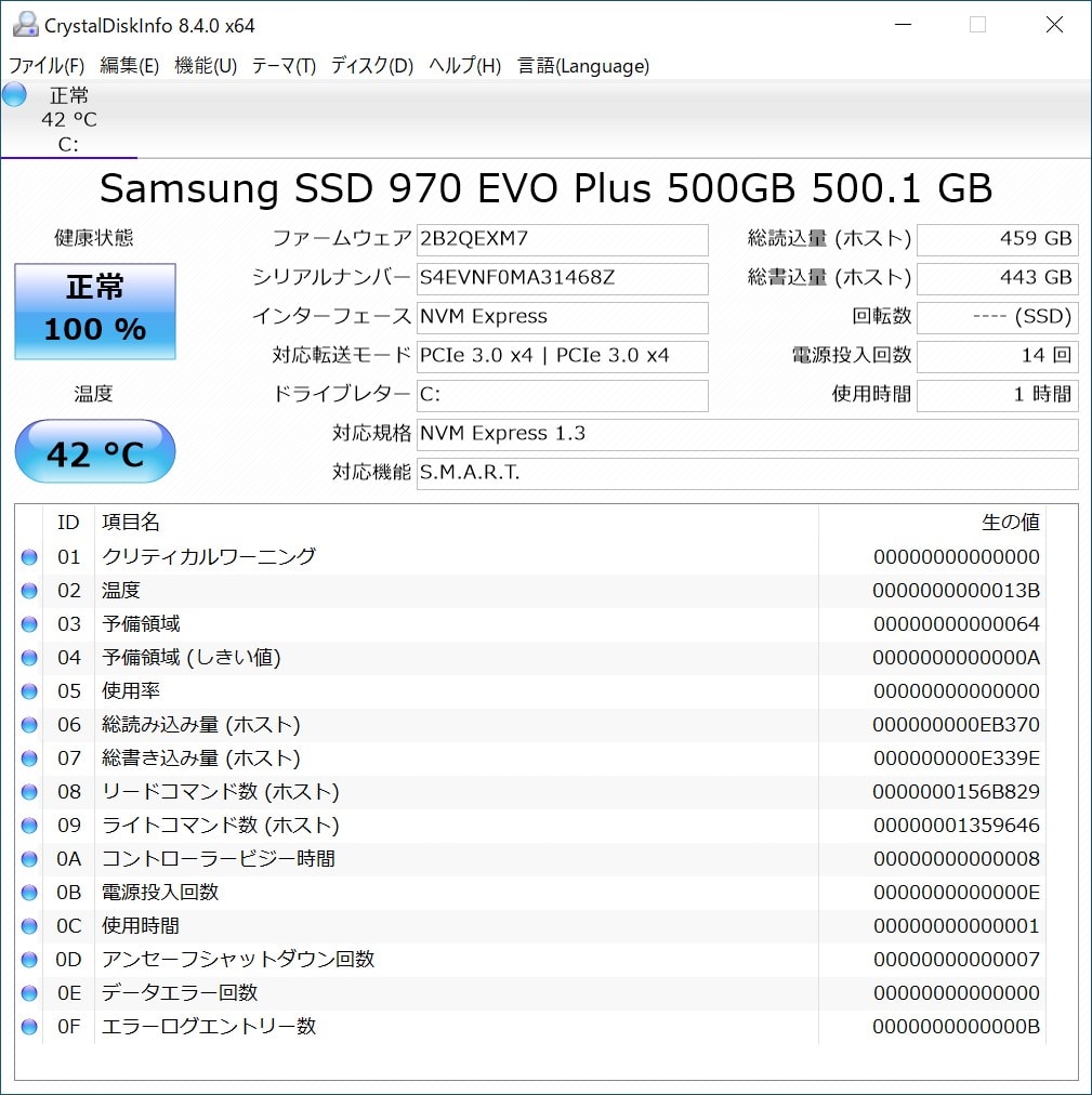 Samsung Evo 970 Скорость