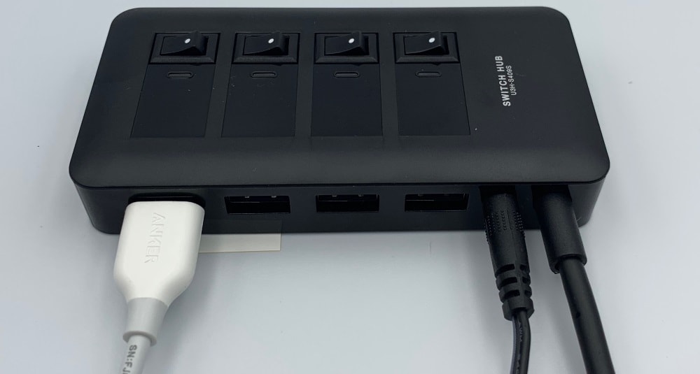 ELECOM U3H-S409SBK レビュー】USBハブ 便利な個別スイッチ式(エレコム 