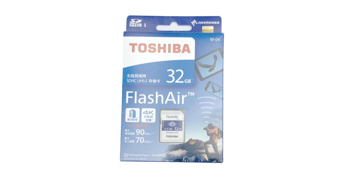 FlashAir W-04レビュー】無線LAN機能搭載SDカードの使い方(東芝製 