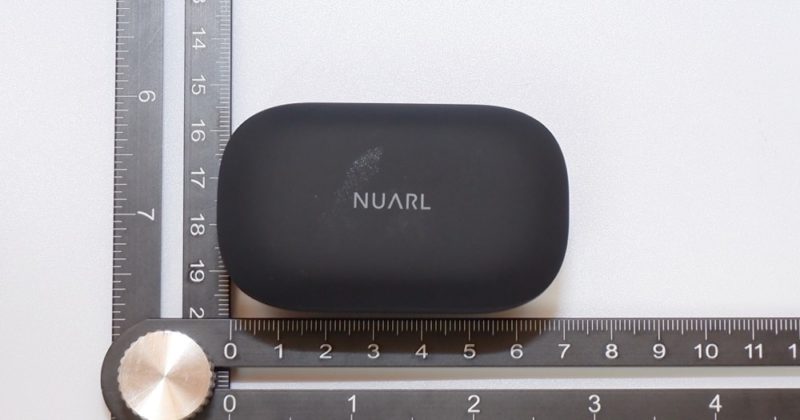 NUARL NT110の充電ケースの大きさ