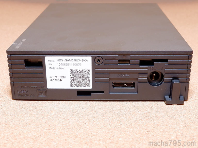バッファロー HDV-SAM3.0U3-BKA USB3.1(Gen1)／USB3.0対応外付けHDD