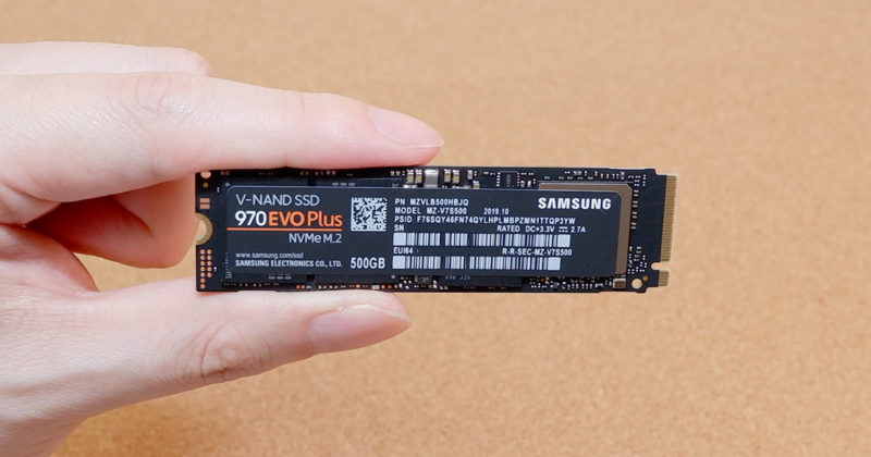 【サムスン 970 EVO Plusレビュー】最高クラス速度のNVMe SSD