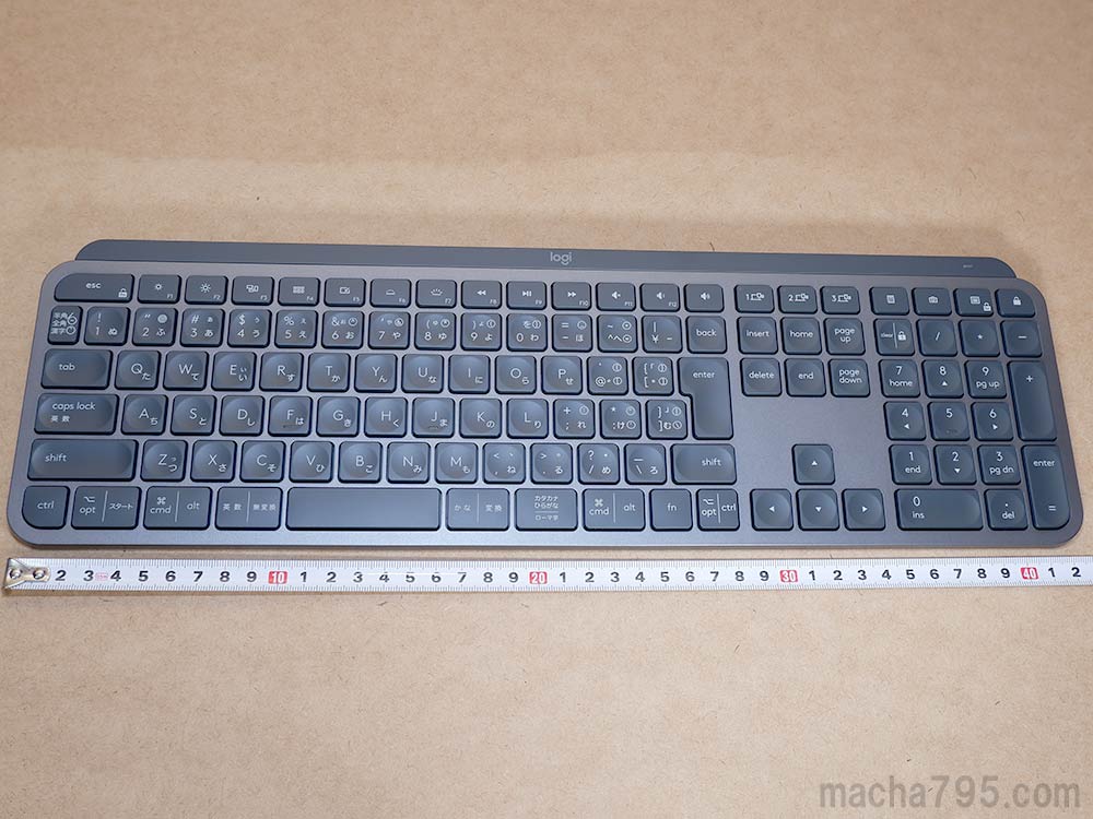 PC/タブレット PC周辺機器 KX800 MX Keys レビュー】5ヶ月持つロジクールの薄いフルキーボード 