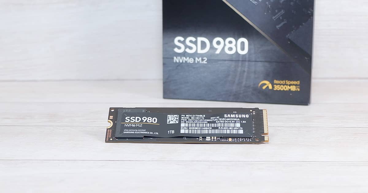 Samsung 980 レビュー】エントリー向け低価格なDRAMレスNVMe SSD 