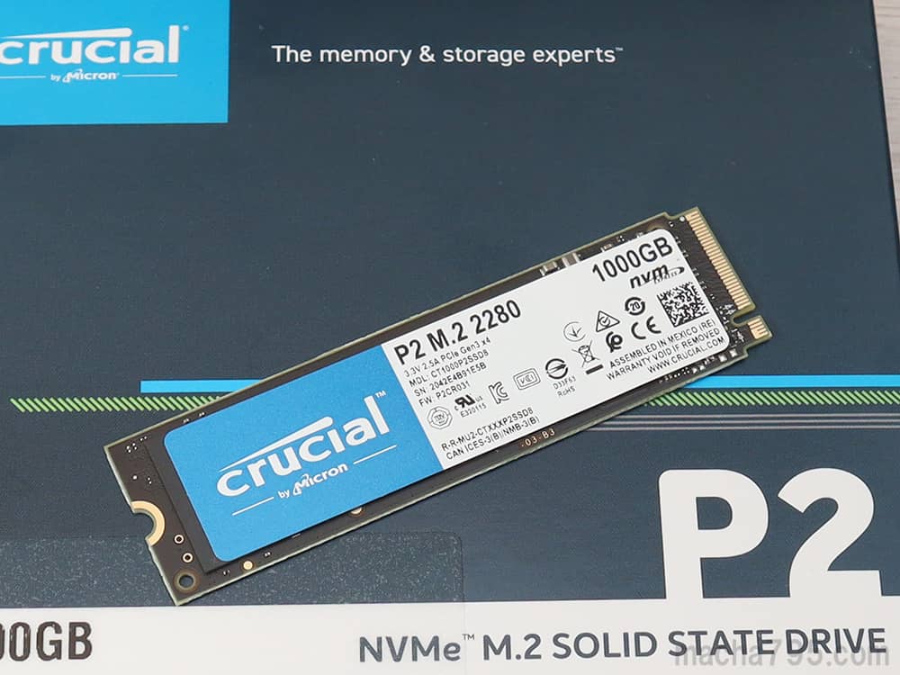 Crucial P2 レビュー、PCIe3対応のエントリー向けNVMe SSD | プロガジ