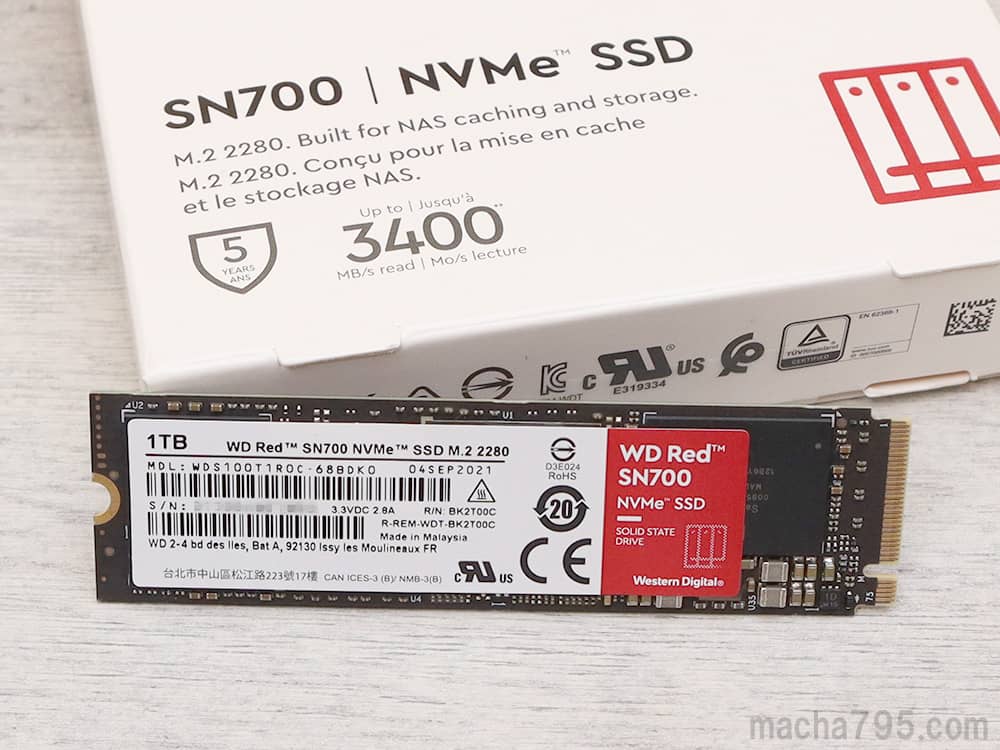 低価格の Western Digital WD Red SN700 NVMe SSD WDS500G1R0C